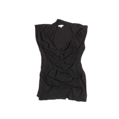 HELMUTLANG NoSleeveDrapeTop