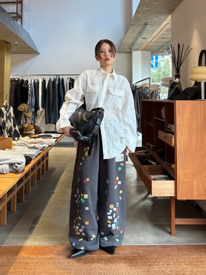 【26AW | WOMEN】BELPER  ベルパー / シャツ / ROUNDED WRINKLE SHIRT 2514-1126C