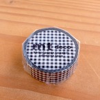 mt DECO マスキングテープ「細かいギンガムチェック・ブラック」