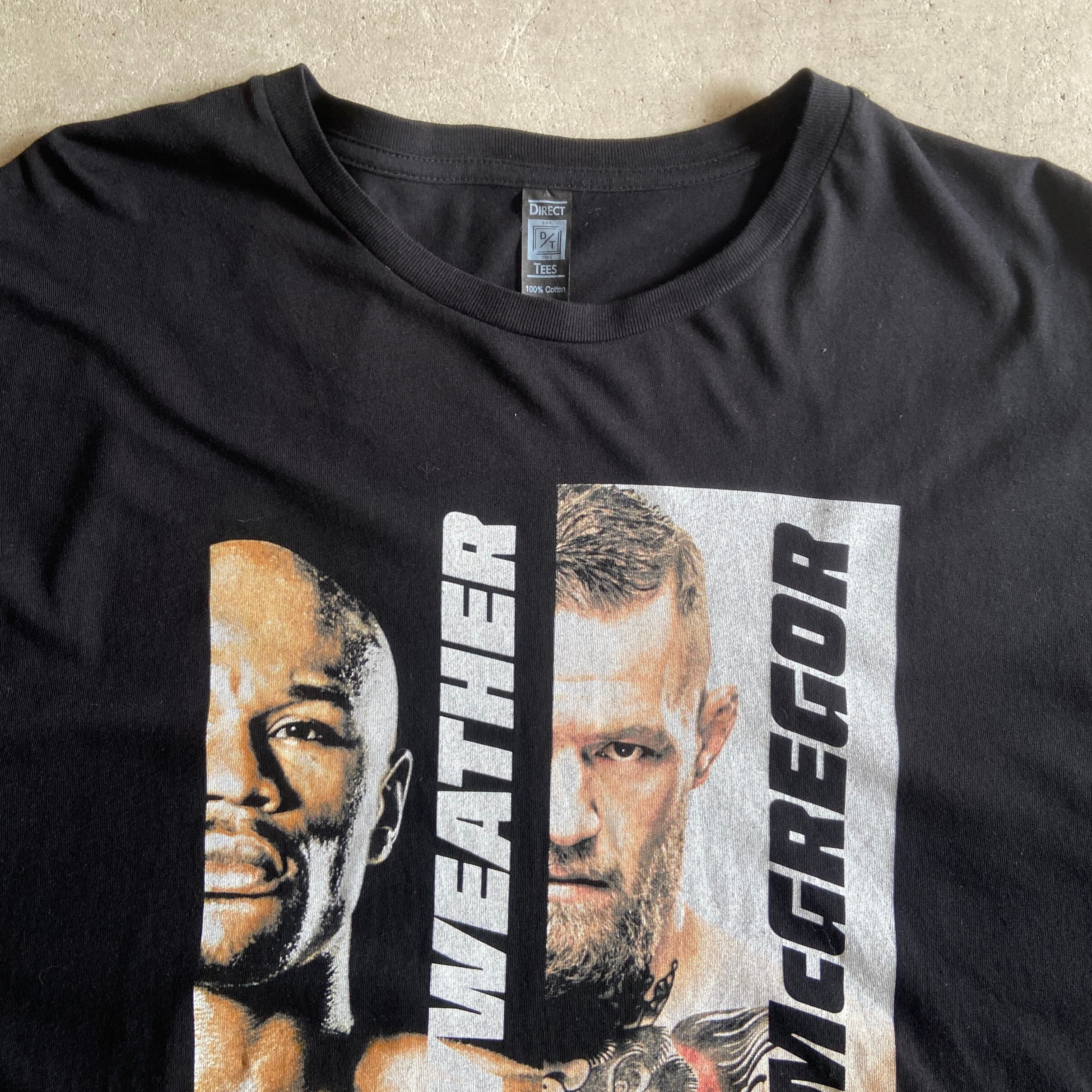 メイウェザー vs コナーマクレガー ボクシングプリント Tシャツ メンズ 