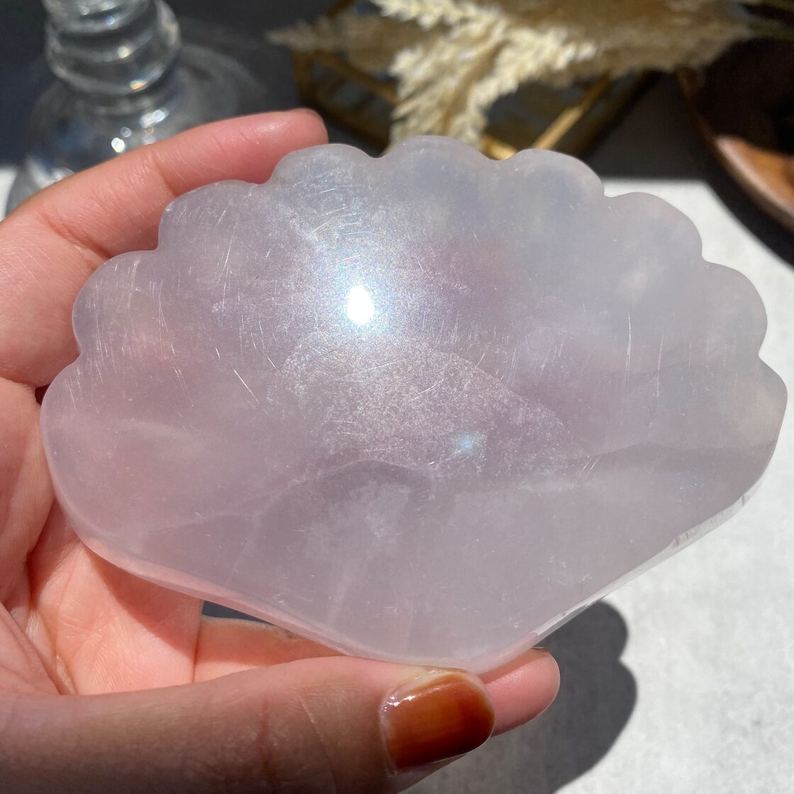 フローライト シェルトレイ 2◇Fluorite shell bowl◇蛍石 天然石 鉱物 