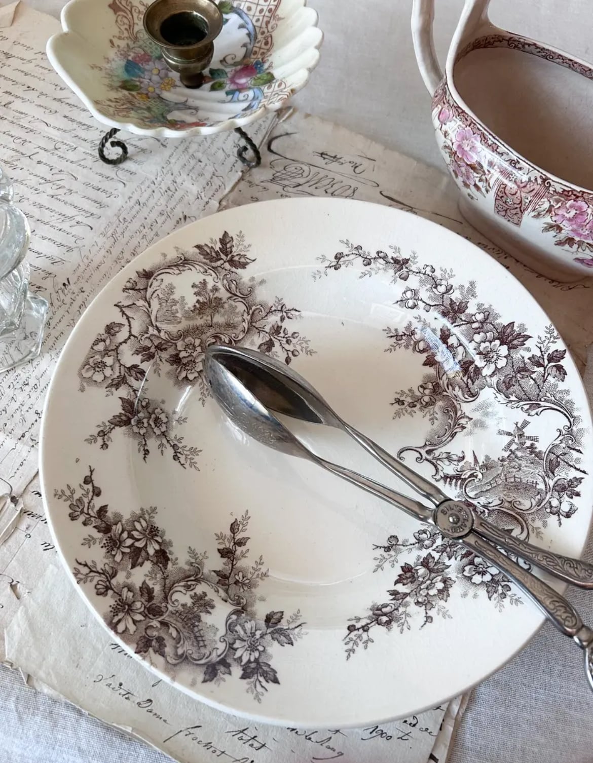 Creil et Montereau (クレイユモントロー) Mignardiseプレート D