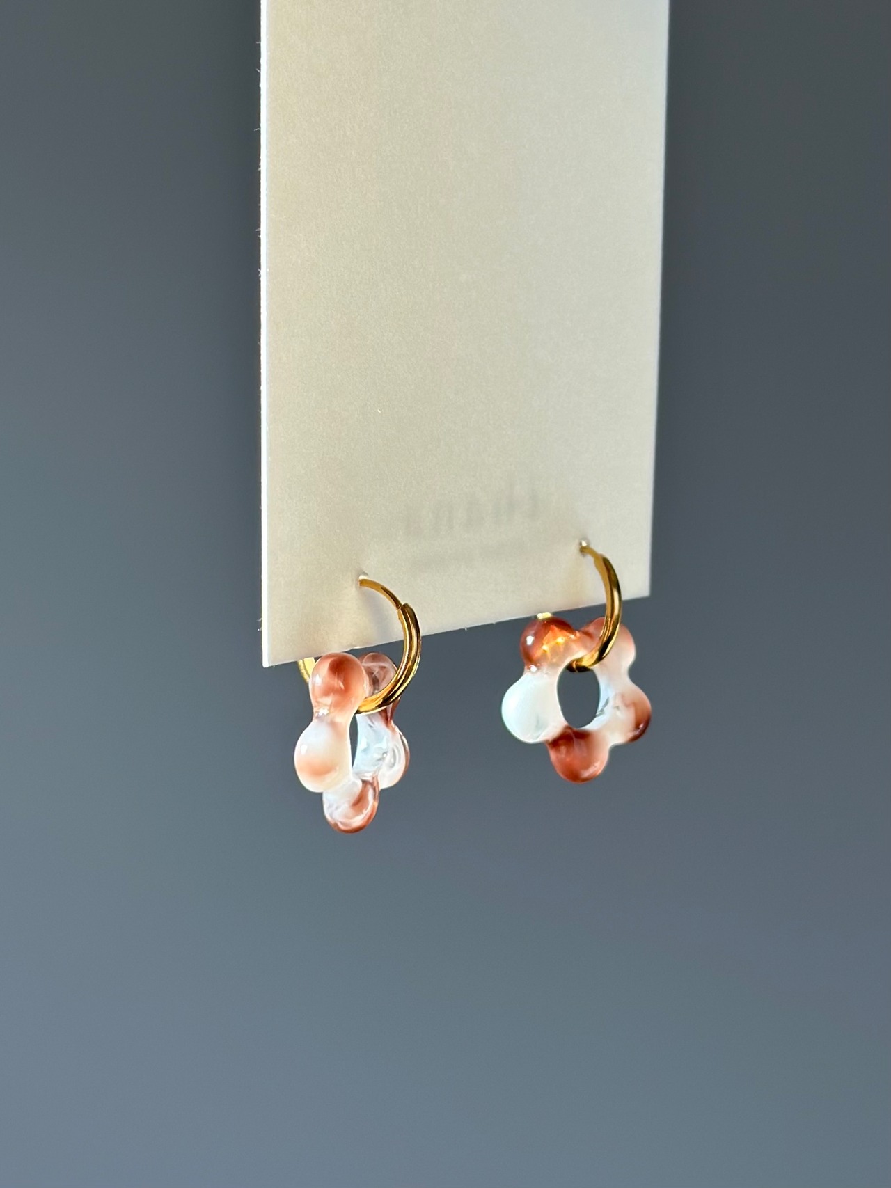 flower motif accessory 【brown flower】