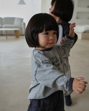 韓国子供服 / 26Autumn / normalplay / ビューティフルコンビTシャツ / キッズ / 秋服 *12M~L*