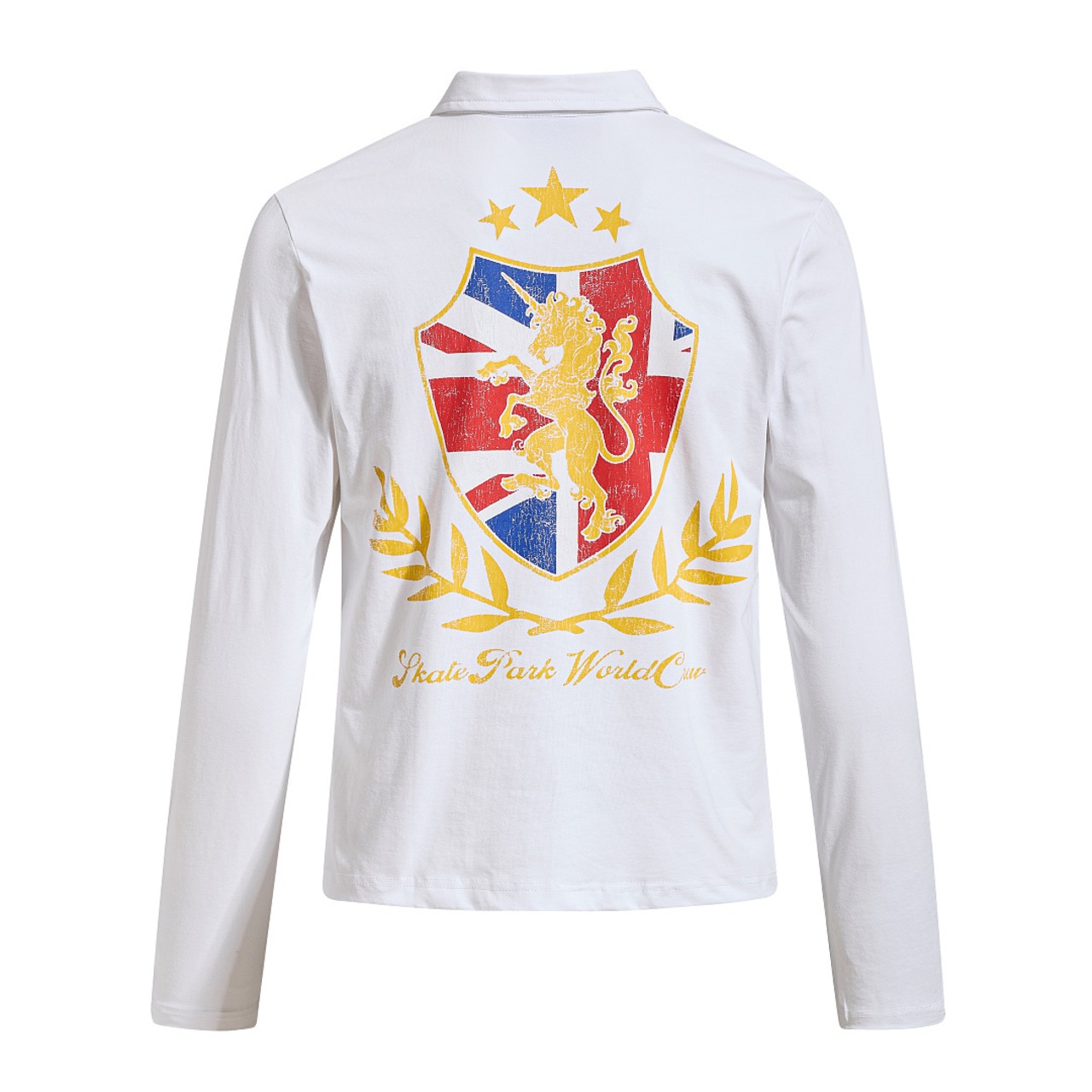 VINTAGE ストリート ユニコーン ポロロングTシャツ T2261