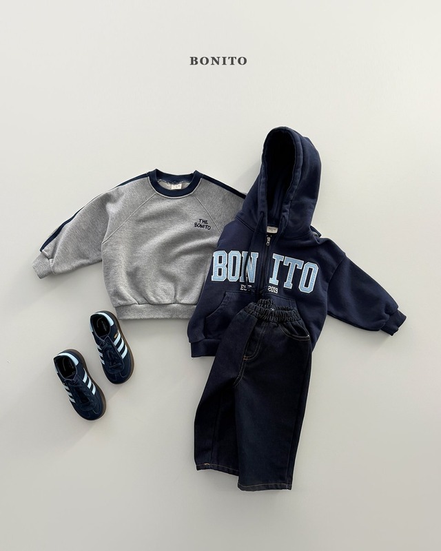 [即納S/M]≪BONITO≫Tape Raglan Sweatshirt melange 45
