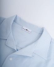 【SUNS】Suns EMBROIDERY SEERSUCKER OPEN COLLAR SHIRTS［RSS028］