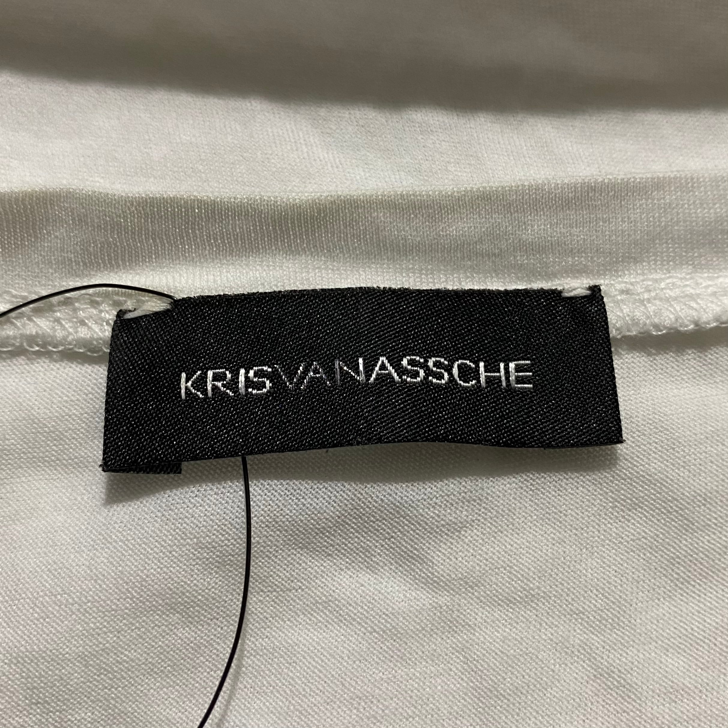 KRIS VAN ASSCHE oversized solid tee | NOIR ONLINE