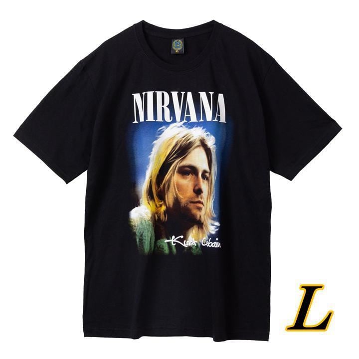 新品 NIRVANA ニルヴァーナ カートコバーン バンド 白 ビッグ ロンT