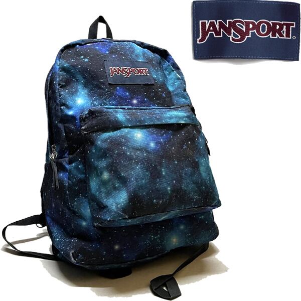 1点物◇ジャンスポーツ宇宙柄リュックサック中古バックパック古着