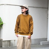 CCU(シーシーユー) レザー、YASHIKI(ヤシキ）ニットコーディネート