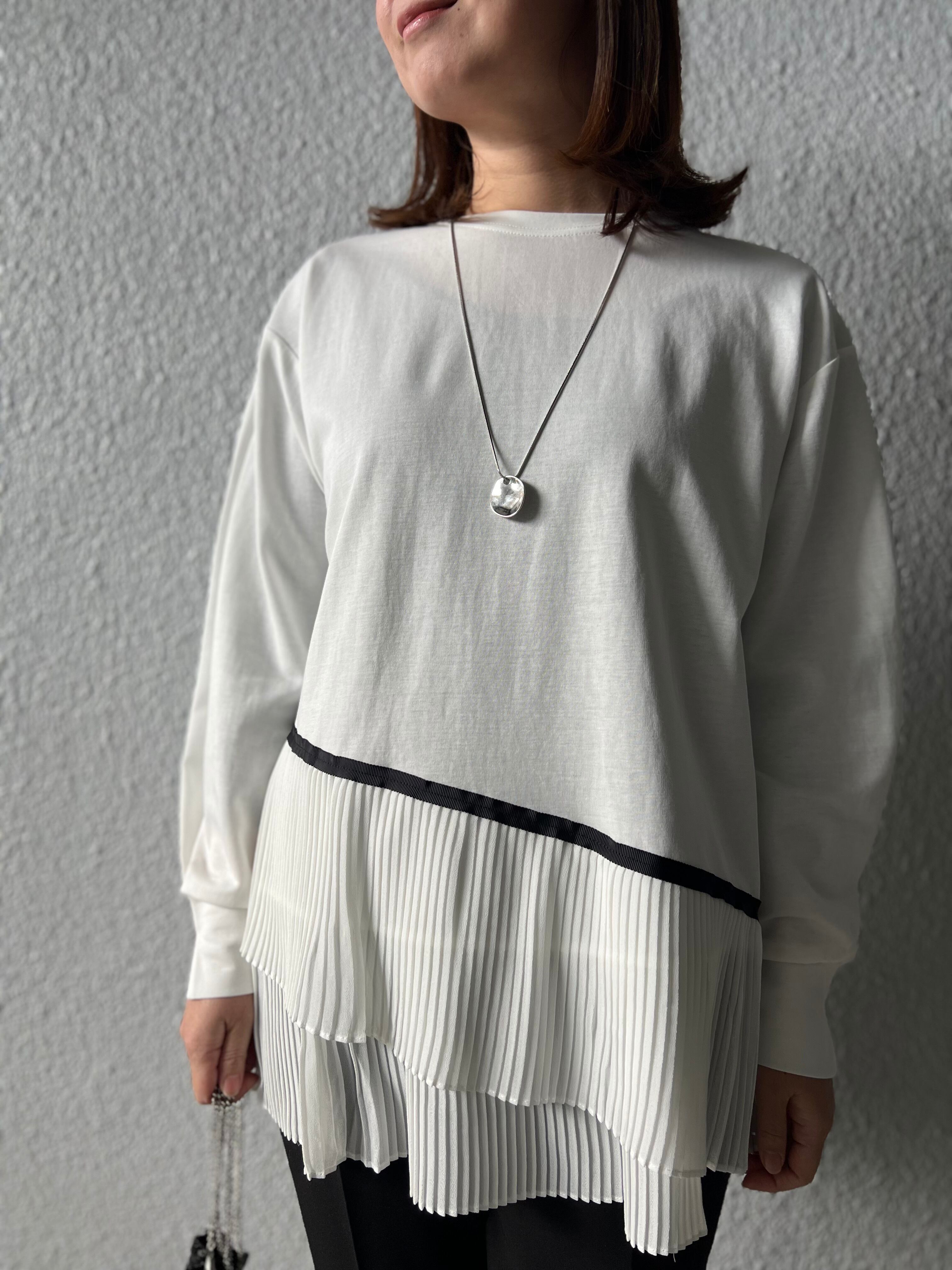 【SELECT】プリーツヘムトップス 52182