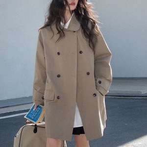 double breasted long coat