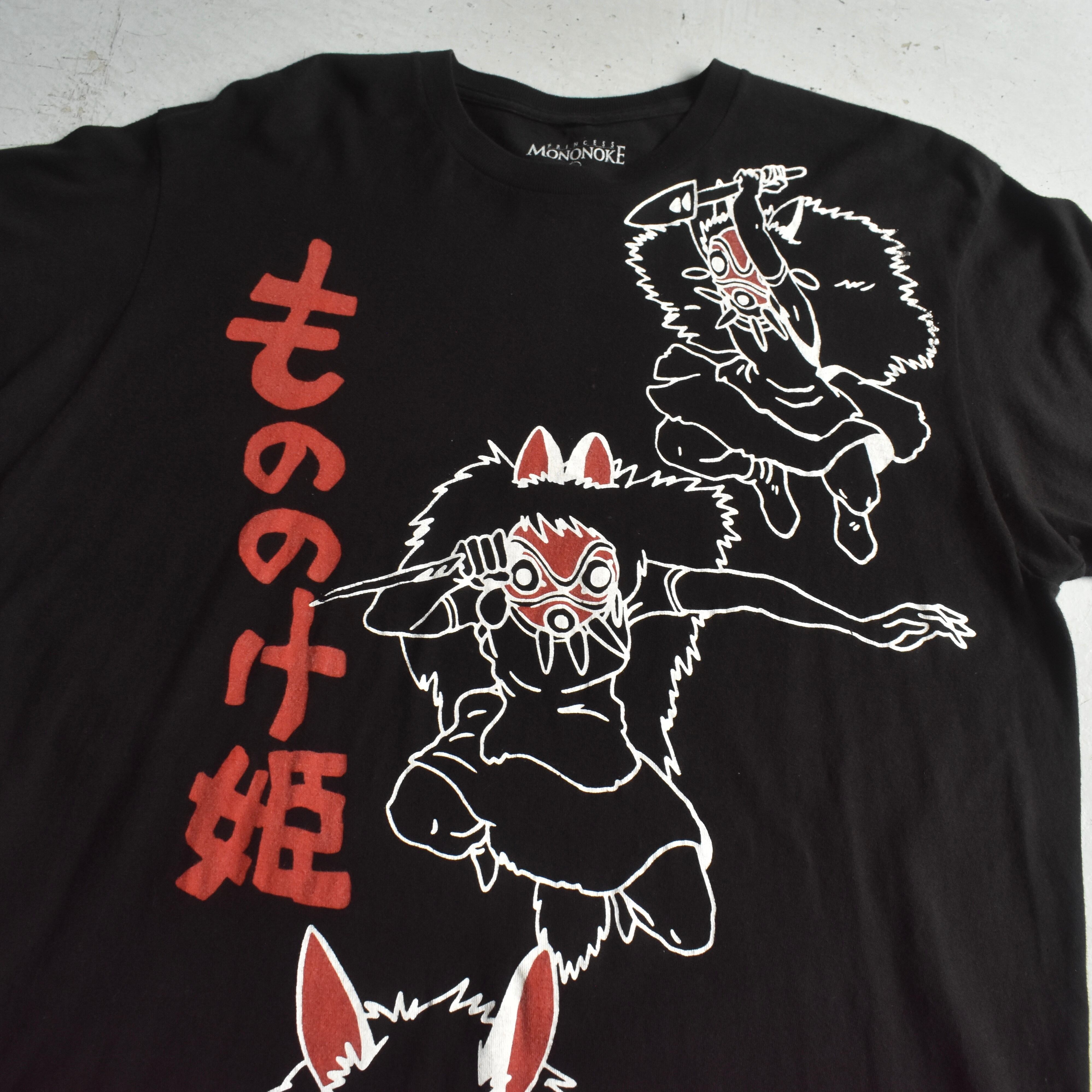 PRINCESS MONONOKE』”サン” Front Printed Official Ghibli T-shirt s 