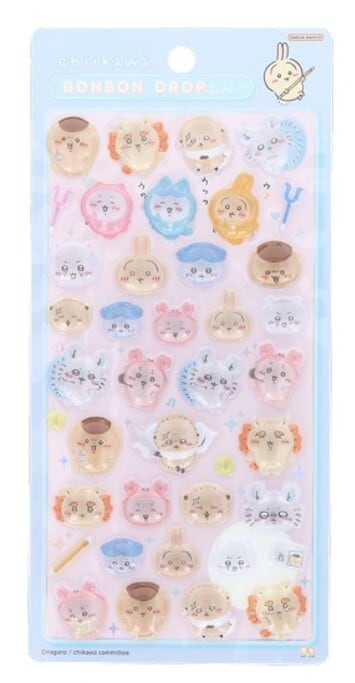 送料無料 ちいかわ ボンボンドロップシール 第2弾 sun_s8542929_961