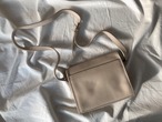 AMERICA 1990’s OLD COACH “Off white Leather” shoulder bag