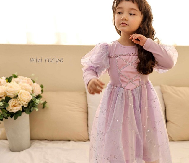 【即納】<mini recipe>  Rapunzel dress