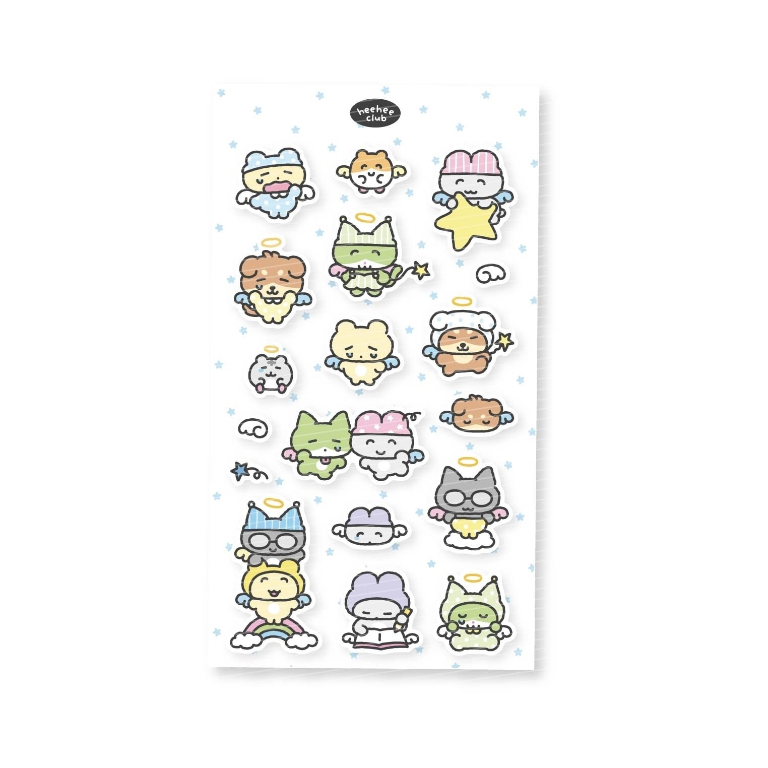 HEEHEECLUB] ぷっくり PVC ステッカー（パジャマエンジェル） | moim