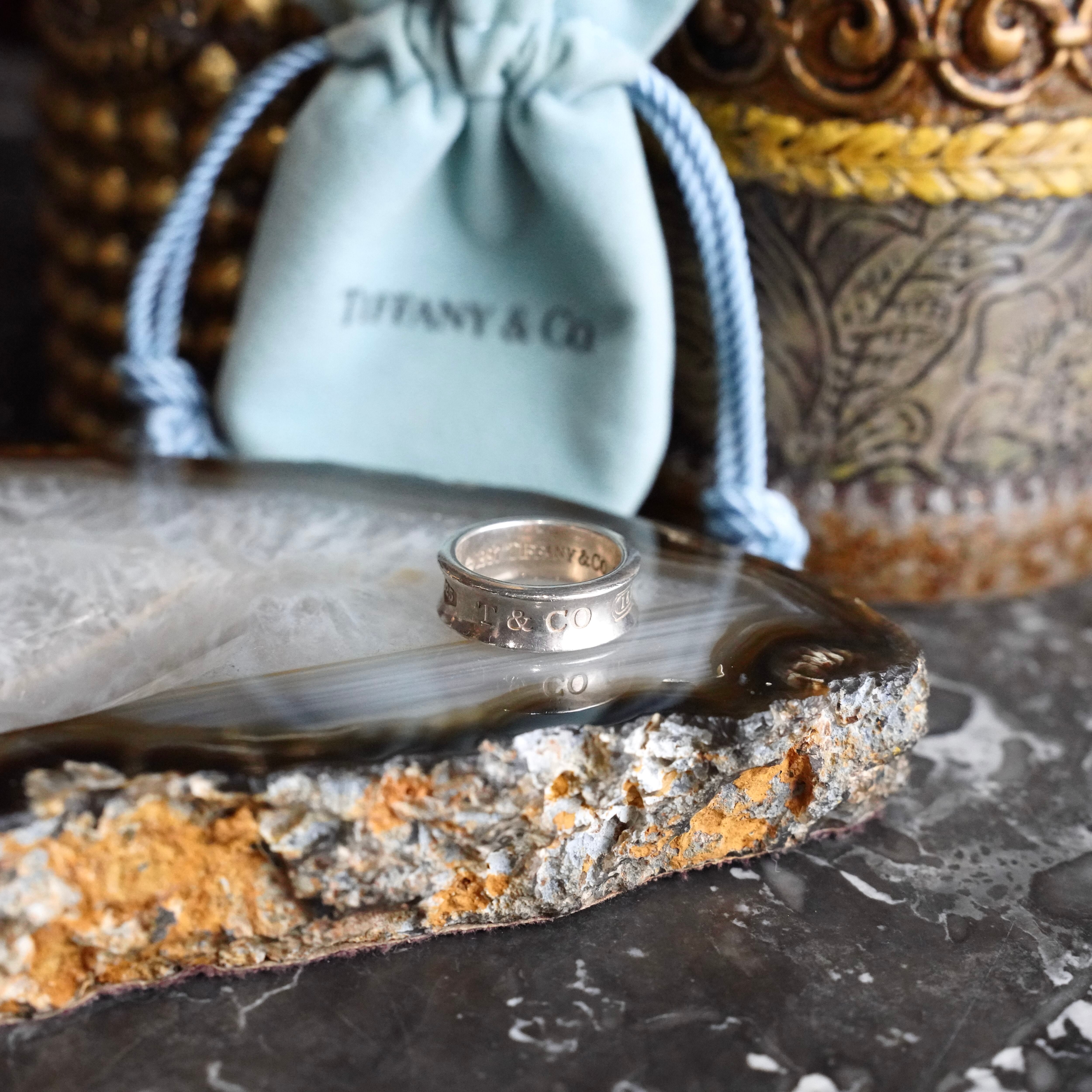 TIFFANY&Co. T&Co 1837 SILVER RING/ティファニー1837ナローシルバー