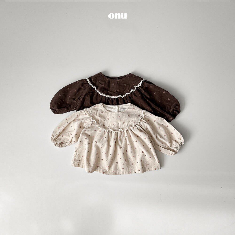 【予約商品】onu / lace blouse