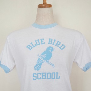 80s trim tee "Blue Bird"
