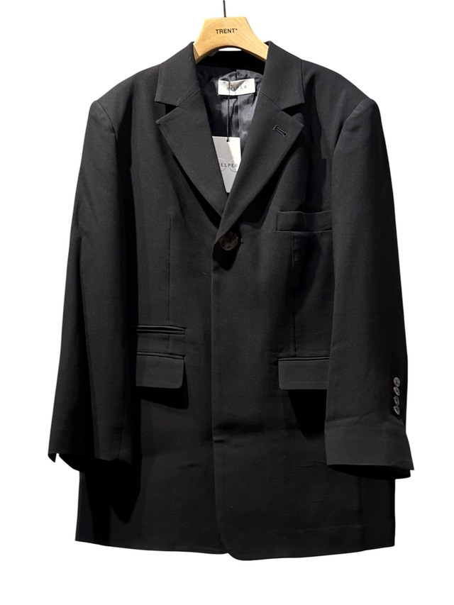 【26SS】BELPER  ベルパー / OVER SIZED JACKET-black