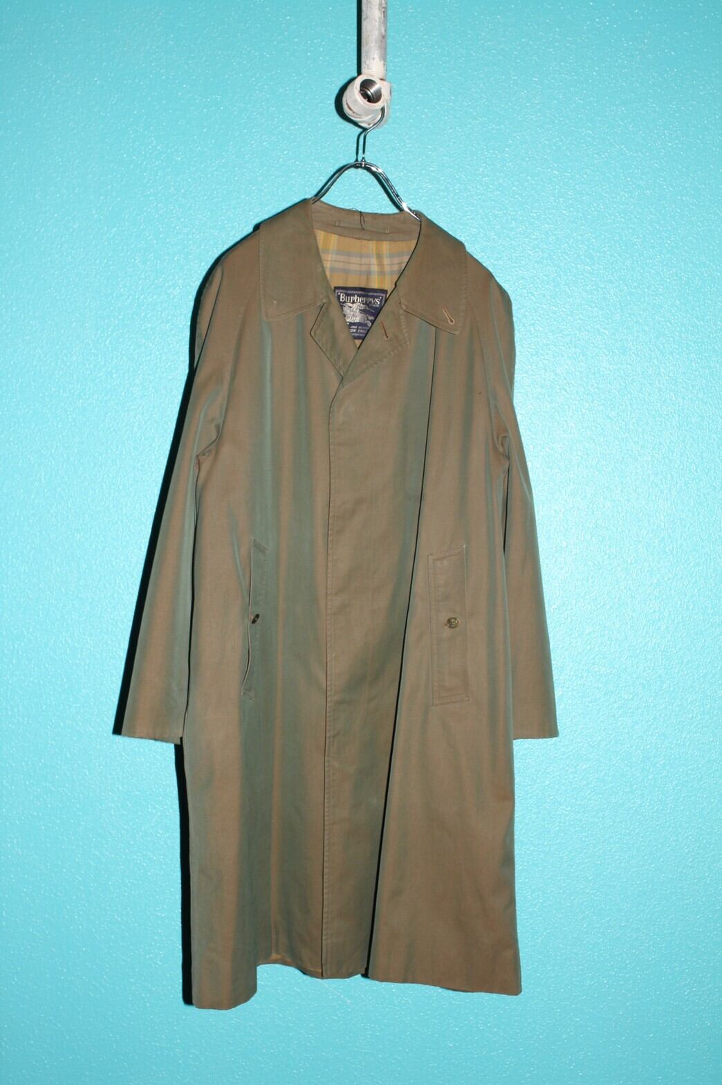 60s BURBERRYS Balmacaan coat 一枚袖 60s Burberrys Balmacaan Coat | VOLAR