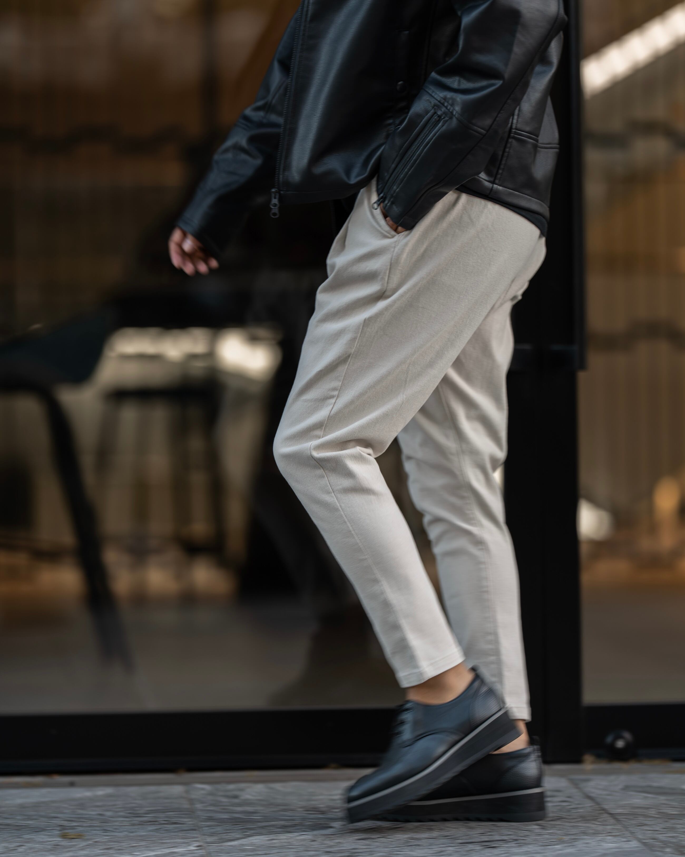 Stretch Twill Unique Three Dimensional Pants［2503amy-5］イージー