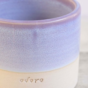 odoropot Cylinder Glazed Pot Lavender S