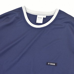 P Long T-shirts :ネイビー/グレー