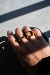 【Square Aero Ring】 / GOLD