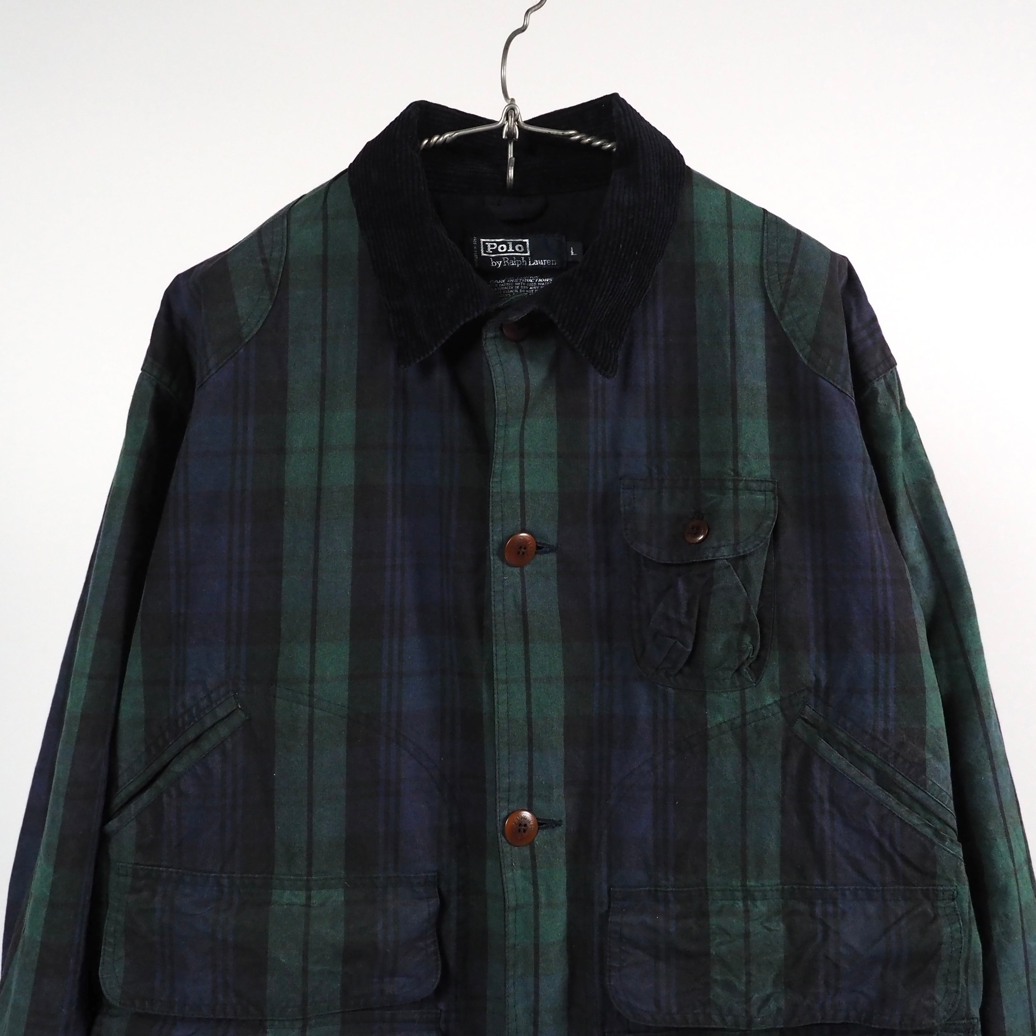 ポロ ラルフローレン リネンジャケット 36 ブラックウォッチ 春夏 ポロ ラルフローレン リネンジャケット 36 メンズ ブラック