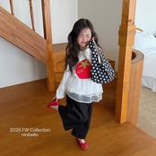 韓国子供服 / ninibello / Tomato Patch T-shirt  / 長袖Ｔシャツ *XS~XXL*
