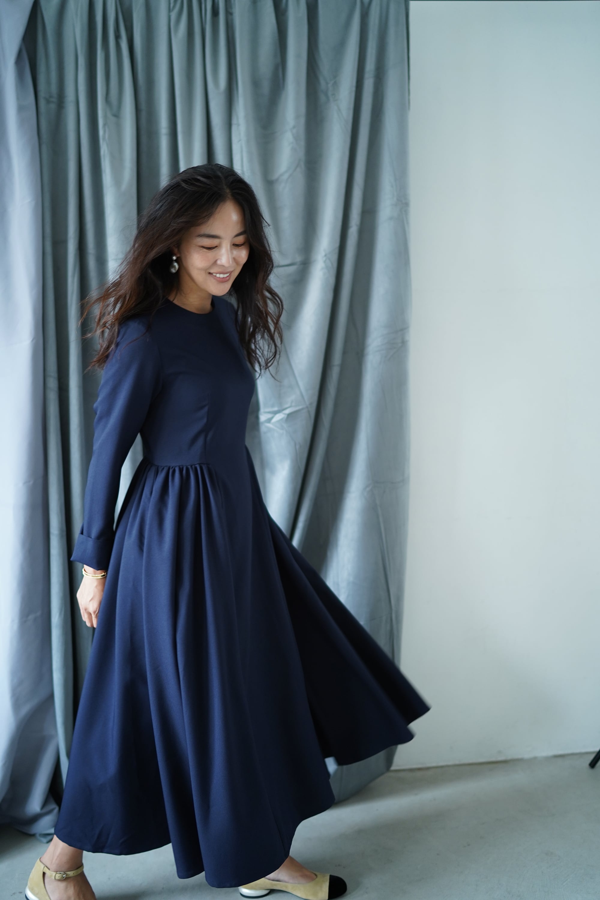 EVERYDAY DRESS mature ネイビー 数量限定 | THE9SHOP powered by BASE