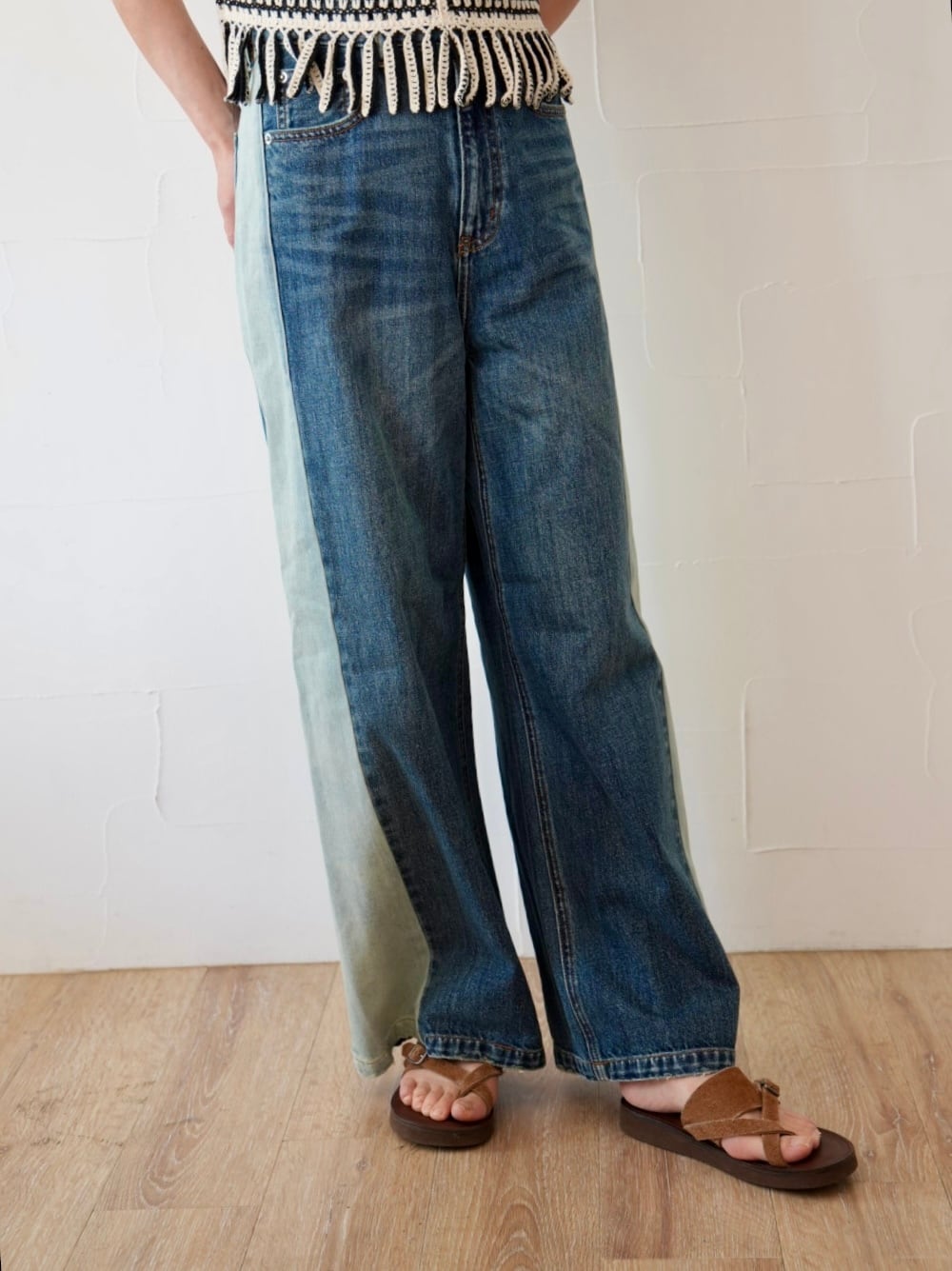 411. cafune /カフネ 2トーンデニム