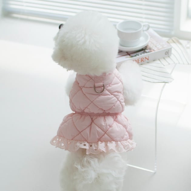 予約【cocochien】Hazel Quilting Vest Harness Type