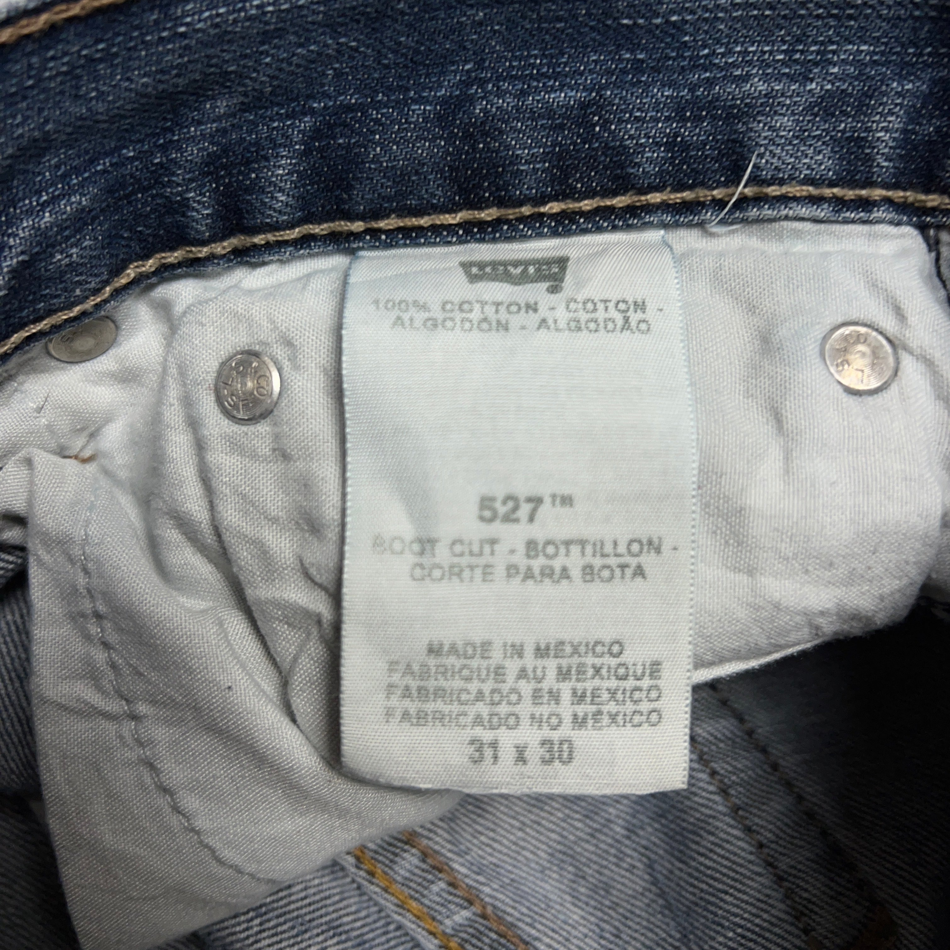 Levi's 527 ブーツカット フレア リメイクデニム W30 L30