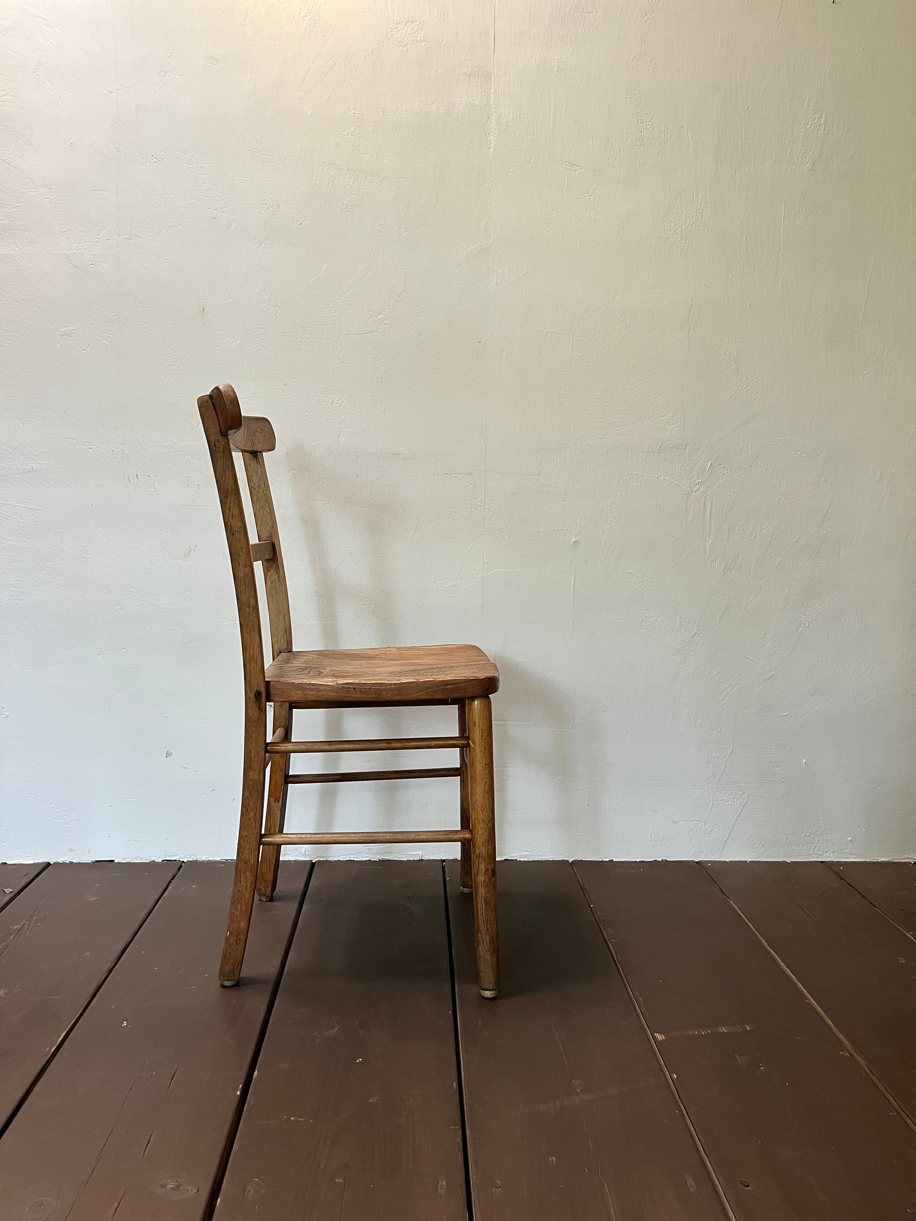 Antique school chair 1910-30's U.K＜アンティークチェア・イギリス