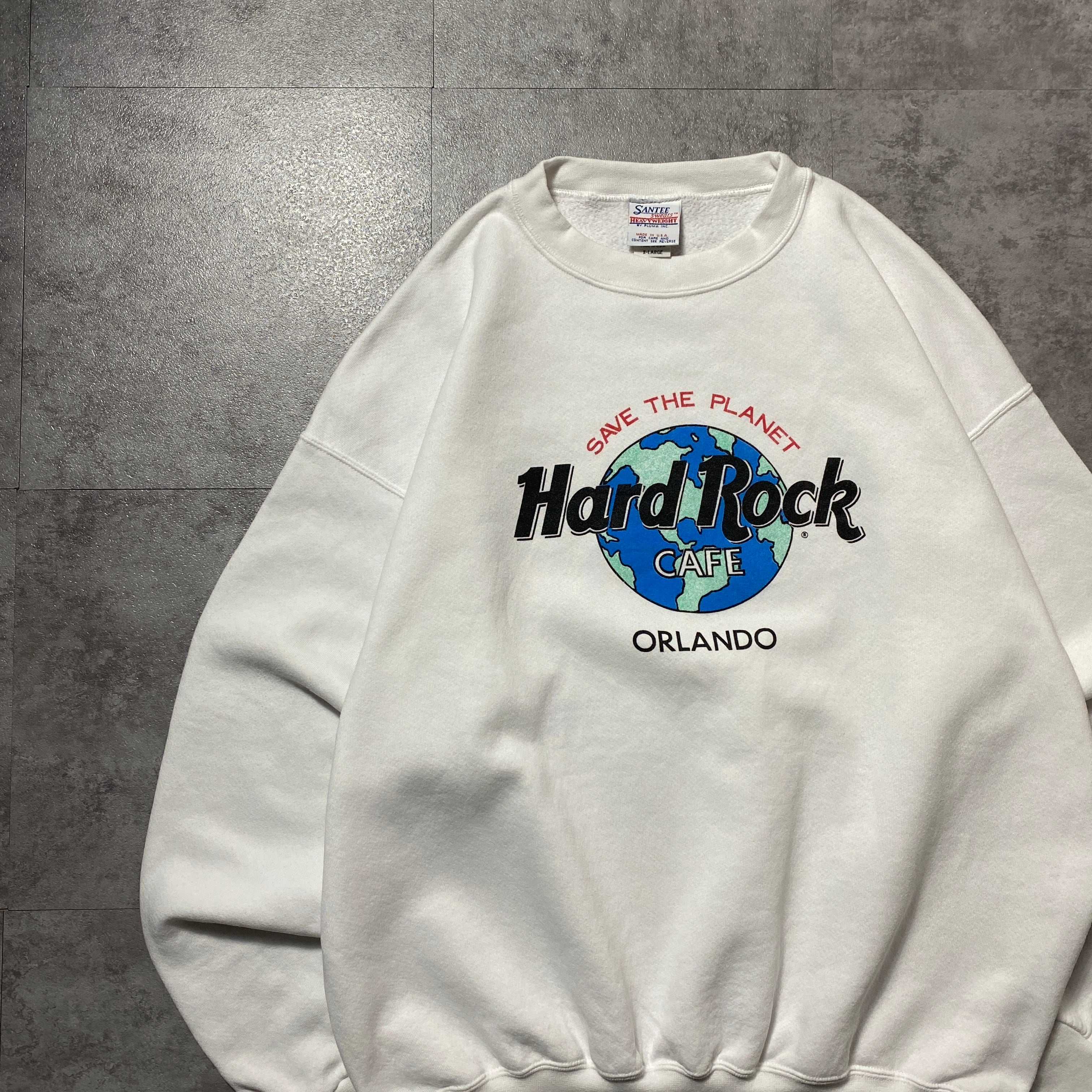 USA製】90's SANTEE Sweats Hard Rock Cafe ORLAND ハードロックカフェ