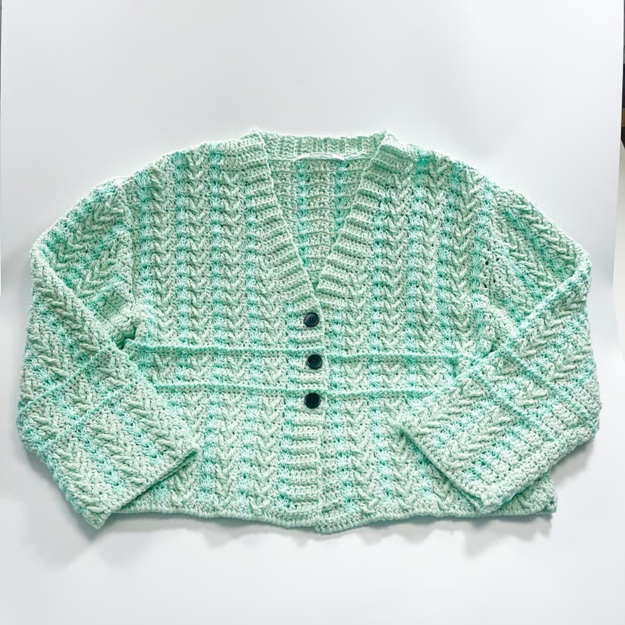 [ Pattern] ヘリンボーンカーディガン