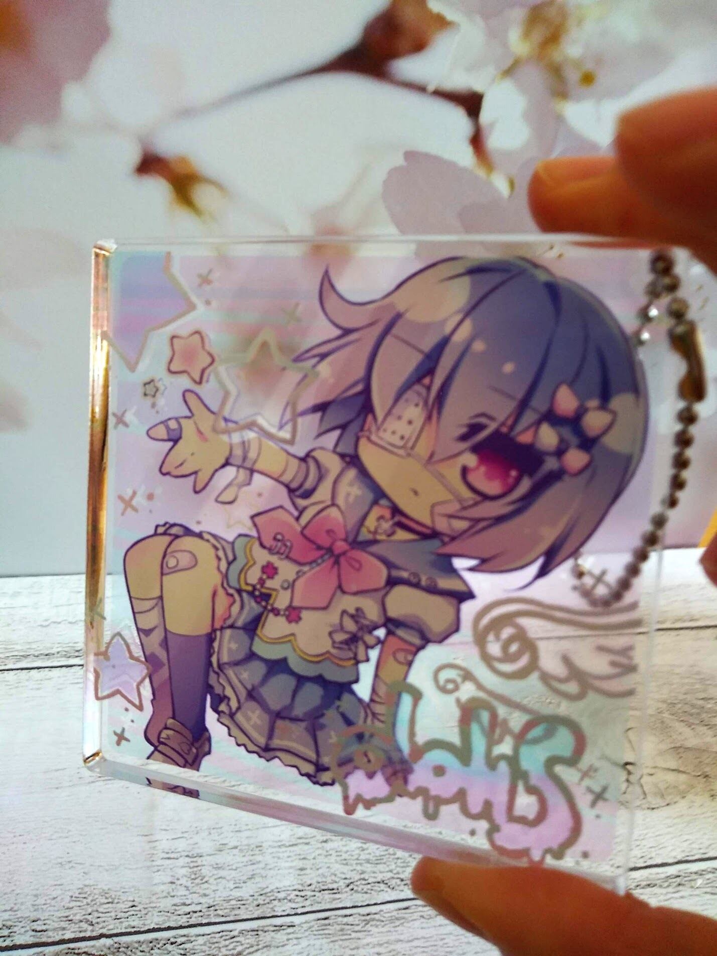 dolls】ゆめかわ瑠架さんアクキー＆フィギュア＜病みかわ・眼帯