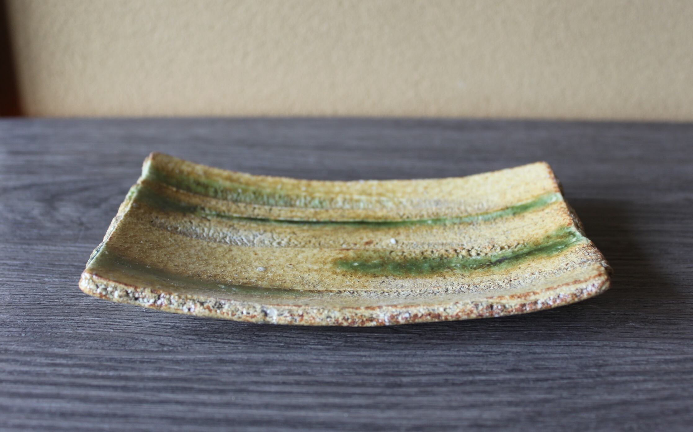 黄瀬戸長角銘々皿 | 棚橋淳陶房ーshop