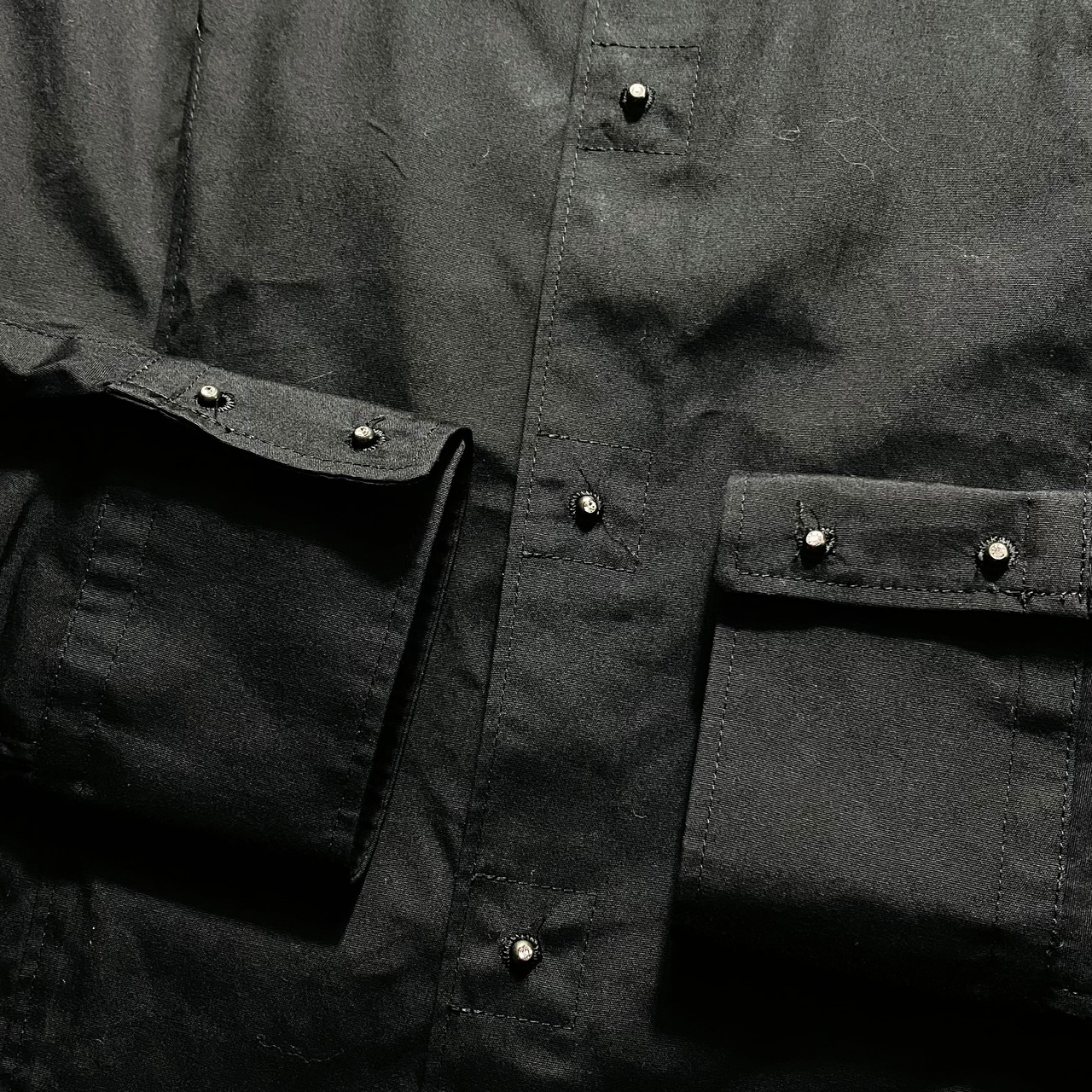 JEAN PAUL GAULTIER HOMME black cotton shirt