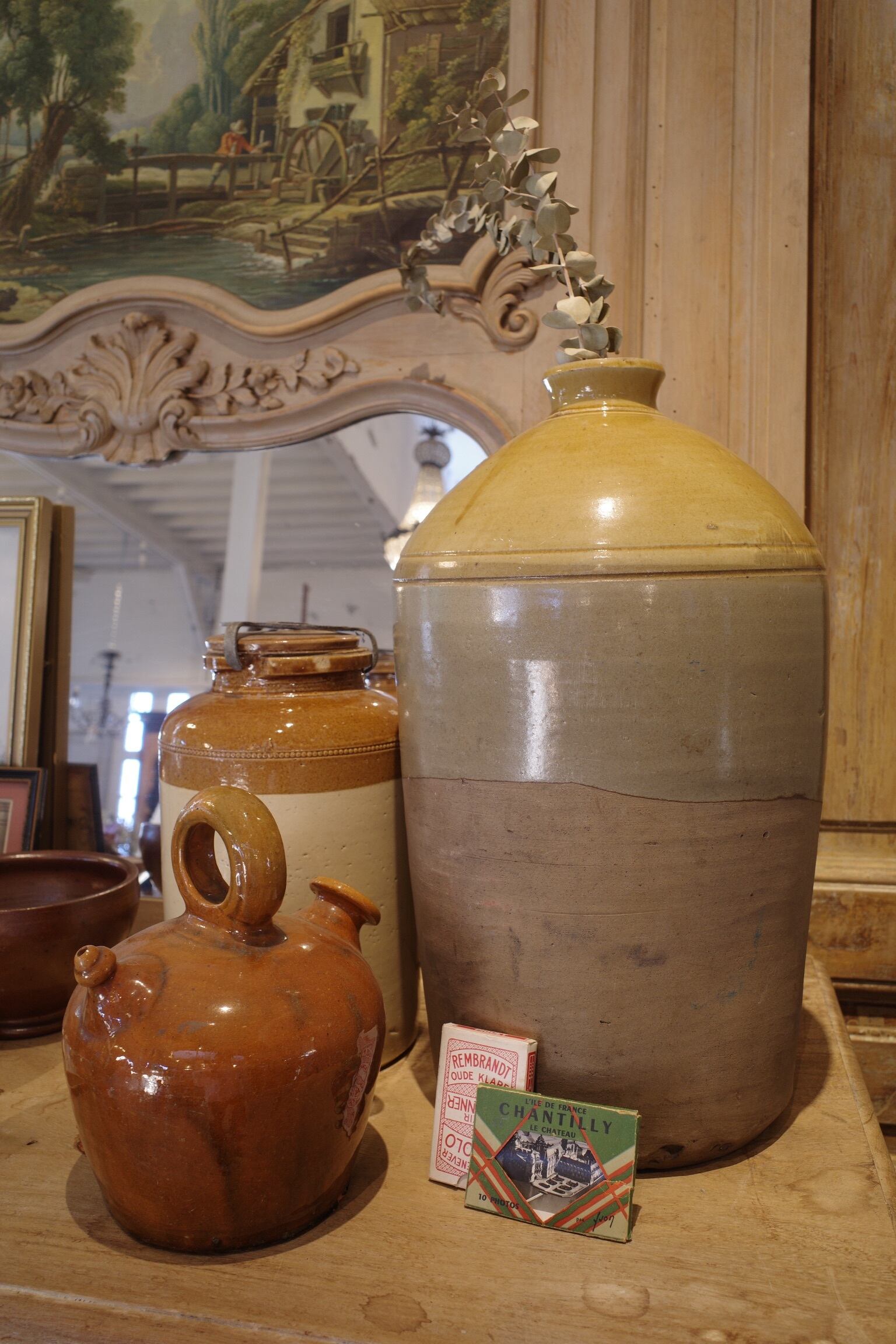 花瓶/アンティーク/オイルポット/陶器/ディスプレイ/空間装飾/撮影アイテム/キュート