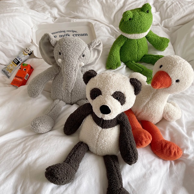 ,足長アニマルぬいぐるみ　出産お祝い　ファーストトイ　プレゼント　lgd0002