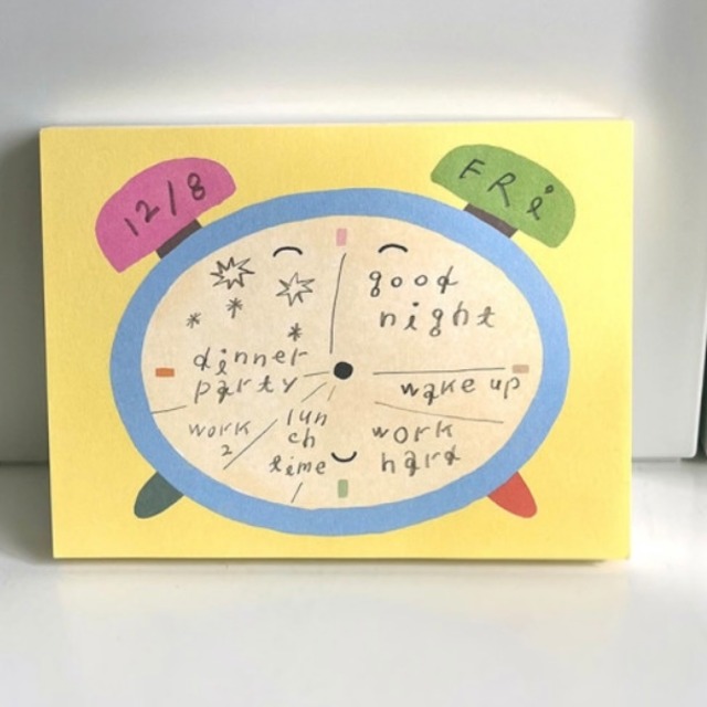 greenyeveryday 〔memo -clock-〕