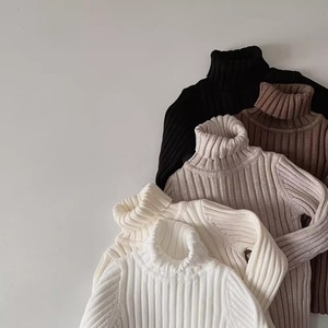 【冬作】ハイネックリブセーター