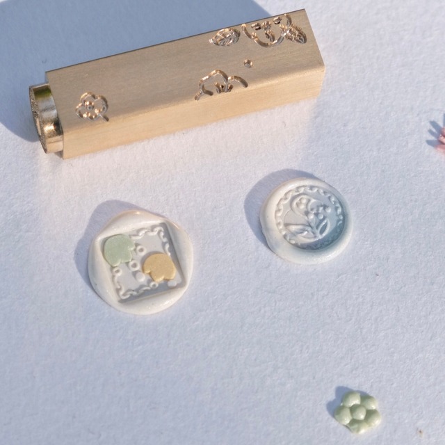 ??【3way】Wax Seal Stamp│03 cloud shape