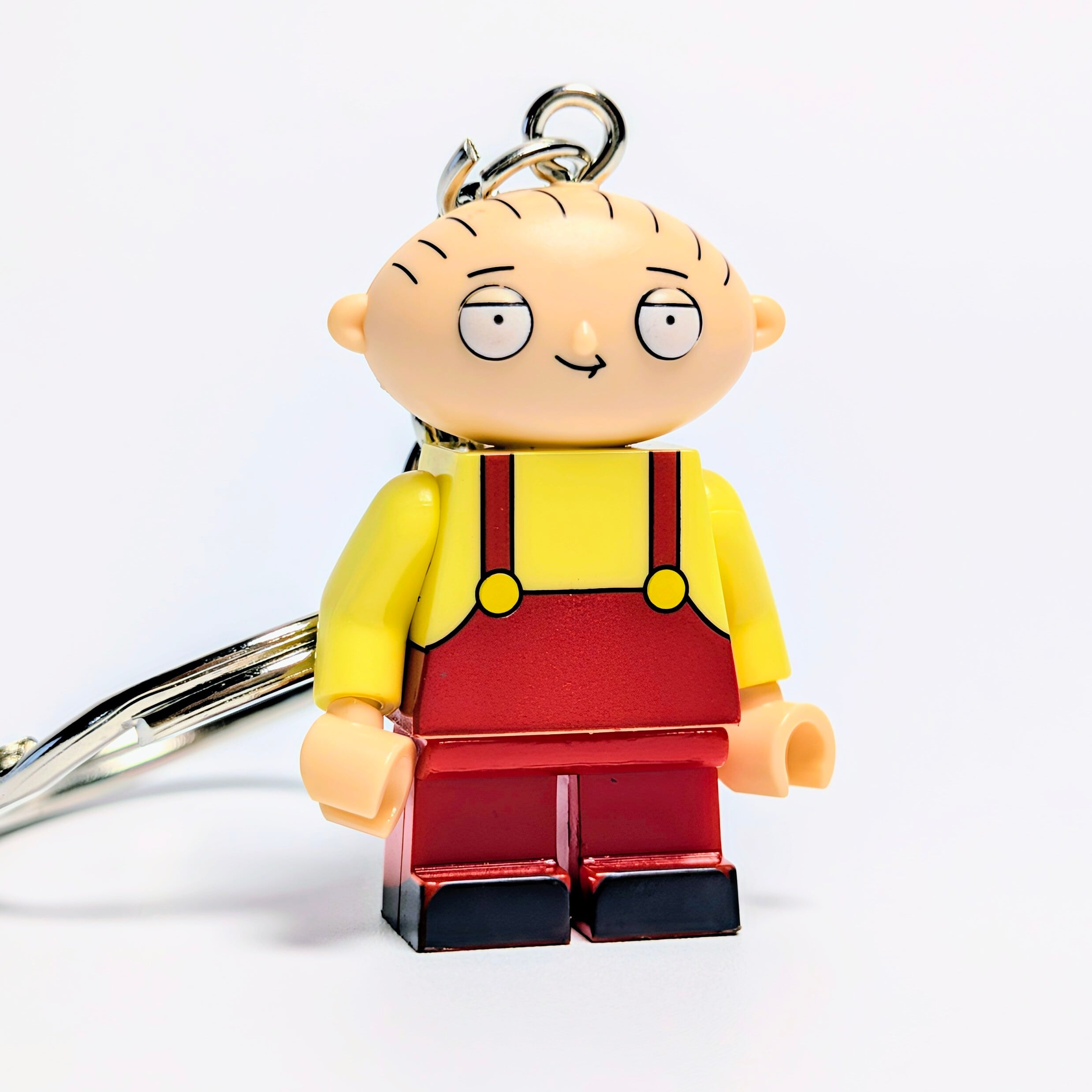 ★ブロックフィギュアキーホルダー★【 Family Guy ( ファミリー・ガイ ) 】ステューウィー・グリフィン〚アメリカン雑貨 アメトイ〛