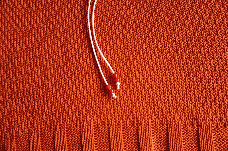 ANCELLEM ニットANC-KN01 ANCELLM(アンセルム) SILK DAMAGE KNITクルー